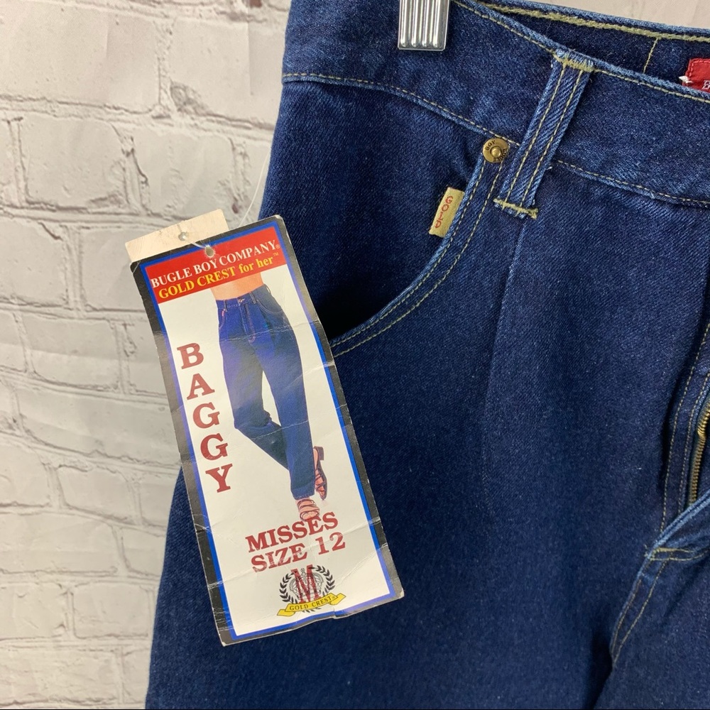 NWT Bugle Boy Baggy Mom 90s Jeans - Picture 8 of 9